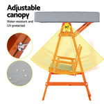 Gardeon Wooden Swing Chair Garden Bench Canopy 3 Seater Outdoor Furniture - Furniture > Outdoor