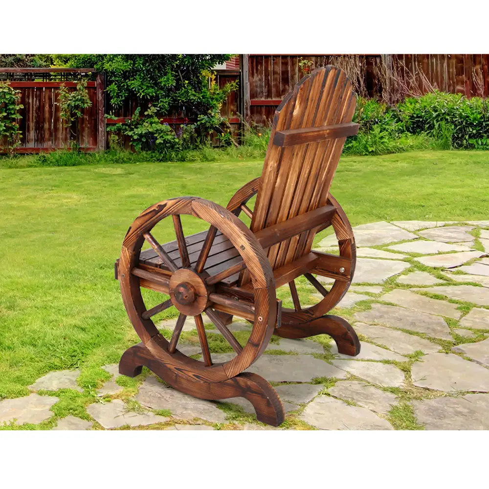 Gardeon Wooden Wagon Chair Outdoor - Furniture > Outdoor