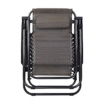 Gardeon Zero Gravity Chair Folding Outdoor Recliner Adjustable Sun Lounge Camping Beige - Furniture > Outdoor