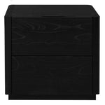 Gatsby 2-Drawer Bedside Table (Black) - Furniture > Bedroom > Bedside Tables