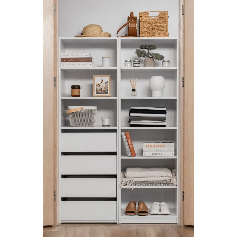 GENEVA SIX SHELF BUILD IN WARDROBE - Furniture > Living Room