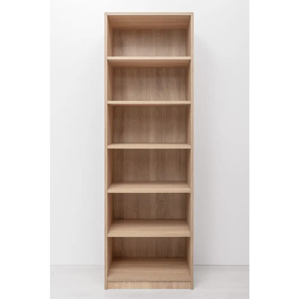 GENEVA SIX SHELF BUILD IN WARDROBE - NATURAL OAK - Furniture > Living Room