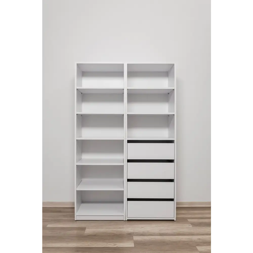 GENEVA THREE SHELF/FOUR DRAWER BUILT IN WARDROBE - CLASSIC - Furniture > Living Room