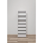 GENEVA THREE SHELF/FOUR DRAWER BUILT IN WARDROBE - CLASSIC - Furniture > Living Room