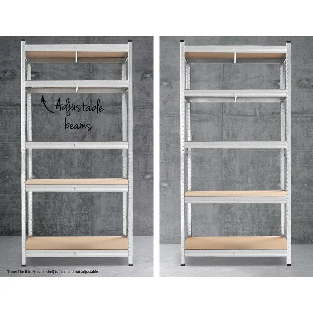 Giants 3x1.8M Warehouse Shelving Rack Racking Garage Metal Storage Shelves - Home & Garden > Storage