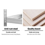 Giants 3x1.8M Warehouse Shelving Rack Racking Garage Metal Storage Shelves - Home & Garden > Storage