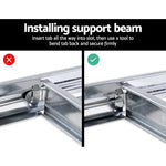 Giants 3x1.8M Warehouse Shelving Rack Racking Garage Metal Storage Shelves - Home & Garden > Storage