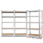 Giants 3x1.8M Warehouse Shelving Rack Racking Garage Metal Storage Shelves - Home & Garden > Storage