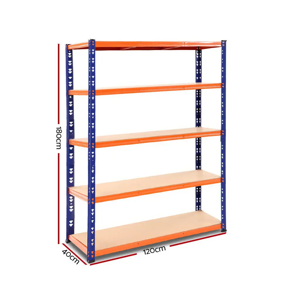 Giantz 1.8M Garage Shelving Warehouse Rack Pallet Racking Storage Shelve Blue - Home & Garden > Storage