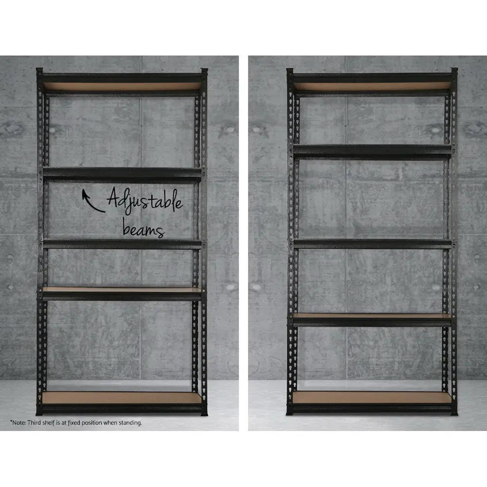 Giantz 1.8M Garage Shelving Warehouse Rack Pallet Racking Storage Shelf Charcoal - Home & Garden > Storage