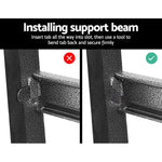 Giantz 2x1.5M Steel Warehouse Racking Rack Shelving Storage Garage Shelves Shelf - Home & Garden > Storage