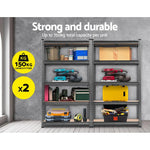 Giantz 2x1.5M Steel Warehouse Racking Rack Shelving Storage Garage Shelves Shelf - Home & Garden > Storage