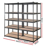 Giantz 4x1.8M Garage Shelving Warehouse Rack Pallet Racking Storage Charcoal - Home & Garden > Storage