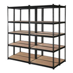 Giantz 4x1.8M Garage Shelving Warehouse Rack Pallet Racking Storage Shelve Black - Home & Garden > Green Houses