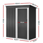 Giantz Garden Shed 1.62x0.86M Sheds Outdoor Storage Tool Workshop House Shelter Sliding Door - Home & Garden > Garden