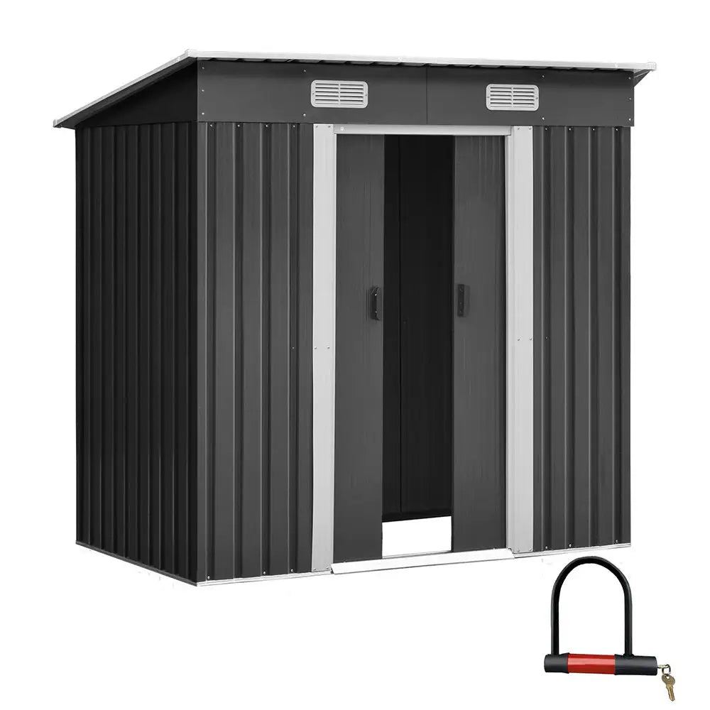 Giantz Garden Shed 1.94x1.21M Sheds Outdoor Storage Workshop House Tool Shelter Sliding Door - Home & Garden > Garden