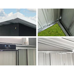 Giantz Garden Shed 1.94x1.21M w/Metal Base Sheds Outdoor Storage Tool Steel House Sliding Door - Home & Garden > Garden