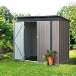 Giantz Garden Shed 1.95x1.31M Sheds Outdoor Storage Steel Workshop House Tool Double Door - Home & Garden > Storage