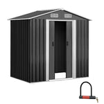 Giantz Garden Shed 1.96x1.32M Sheds Outdoor Storage Tool Workshop Metal Shelter Sliding Door - Home & Garden > Storage