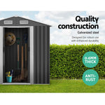 Giantz Garden Shed 1.96x1.32M Sheds Outdoor Storage Tool Workshop Metal Shelter Sliding Door - Home & Garden > Storage