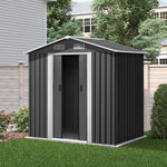 Giantz Garden Shed 1.96x1.32M Sheds Outdoor Storage Tool Workshop Metal Shelter Sliding Door - Home & Garden > Storage