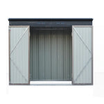 Giantz Garden Shed 2.31x1.31M Sheds Outdoor Storage Tool Metal Workshop Shelter Double Door - Home & Garden > Shading