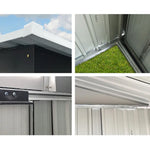 Giantz Garden Shed 2.38x1.31M Sheds Outdoor Storage Tool Metal Workshop Shelter Sliding Door - Home & Garden > Garden