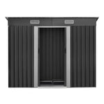 Giantz Garden Shed 2.38x1.31M w/Metal Base Sheds Outdoor Storage Tool Workshop Sliding Door - Home & Garden > Storage