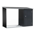 Giantz Garden Shed 2.49x1.04M Sheds Outdoor Tool Storage Workshop House Steel 2 in 1 - Home & Garden > Storage