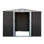 Giantz Garden Shed 2.58x2.07M Sheds Outdoor Storage Workshop Metal Shelter Sliding Door - Home & Garden > Storage