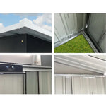 Giantz Garden Shed 2.58x2.07M w/Metal Base Sheds Outdoor Storage Double Door Tool - Home & Garden > Garden Furniture