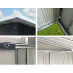 Giantz Garden Shed 2.58x3.14M w/Metal Base Sheds Outdoor Storage Workshop Shelter Sliding Door - Home & Garden > Storage