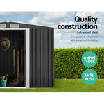 Giantz Garden Shed 2.58x3.14M w/Metal Base Sheds Outdoor Storage Workshop Shelter Sliding Door - Home & Garden > Storage