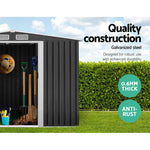 Giantz Garden Shed 2.6x3.9M w/Metal Base Sheds Outdoor Storage Workshop Tool Shelter Sliding Door - Home & Garden >