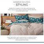 Gioia Casa 100% Cotton Hugo Reversible Printed Quilt Cover Set - Super King Size - Home & Garden > Bedding > Quilts &