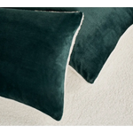 Gioia Casa 2 in 1 Teddy Sherpa Quilt Cover Set and Blanket (Emerald Green Super King) - Home & Garden > Bedding >