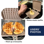Giorno Felice IH Waffle Maker Pan Non-Stick Double-Sided Detachable - Home & Garden > Kitchenware