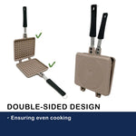 Giorno Felice IH Waffle Maker Pan Non-Stick Double-Sided Detachable - Home & Garden > Kitchenware