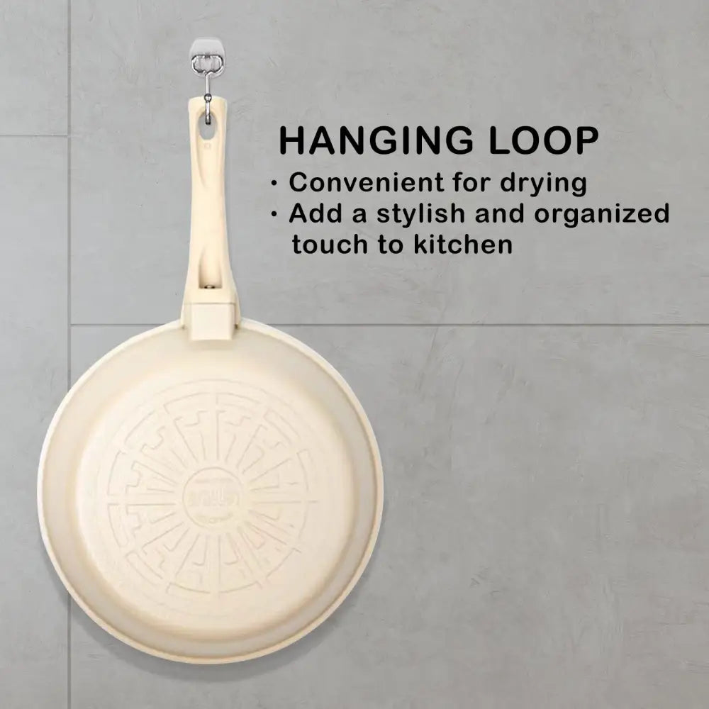 Giorno Felice IH Wok Pan 28cm Ceramic Non-Stick Stir Frypan Induction - Home & Garden > Kitchenware