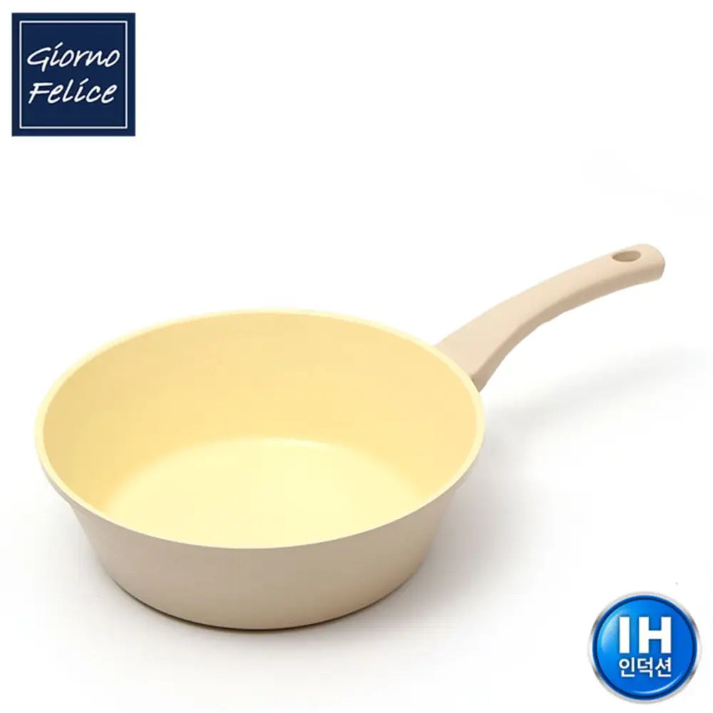Giorno Felice IH Wok Pan 28cm Ceramic Non-Stick Stir Frypan Induction - Home & Garden > Kitchenware