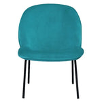 Giovanna Fabric Occasional Accent Chair Blue - Furniture > Sofas