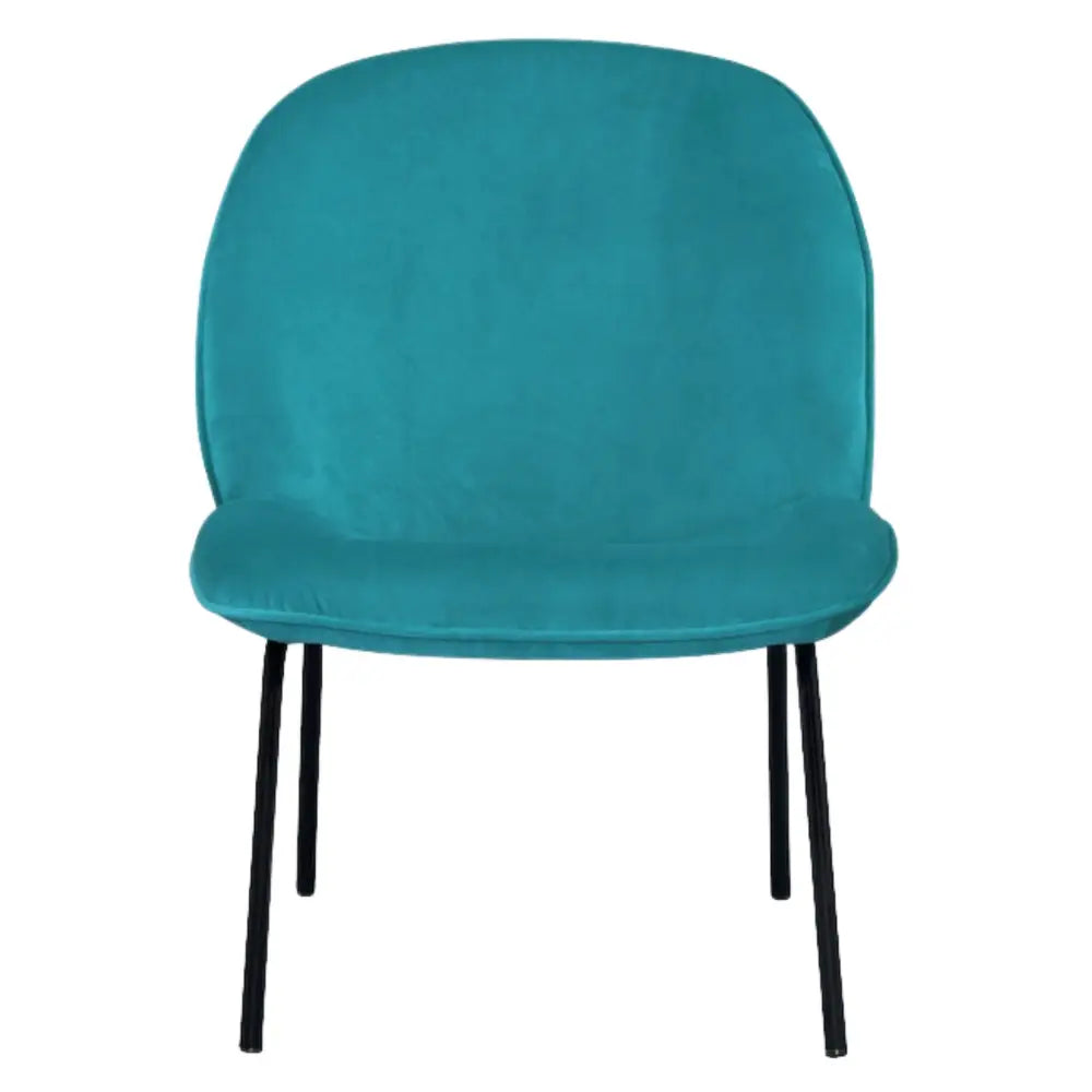 Giovanna Fabric Occasional Accent Chair Blue - Furniture > Sofas