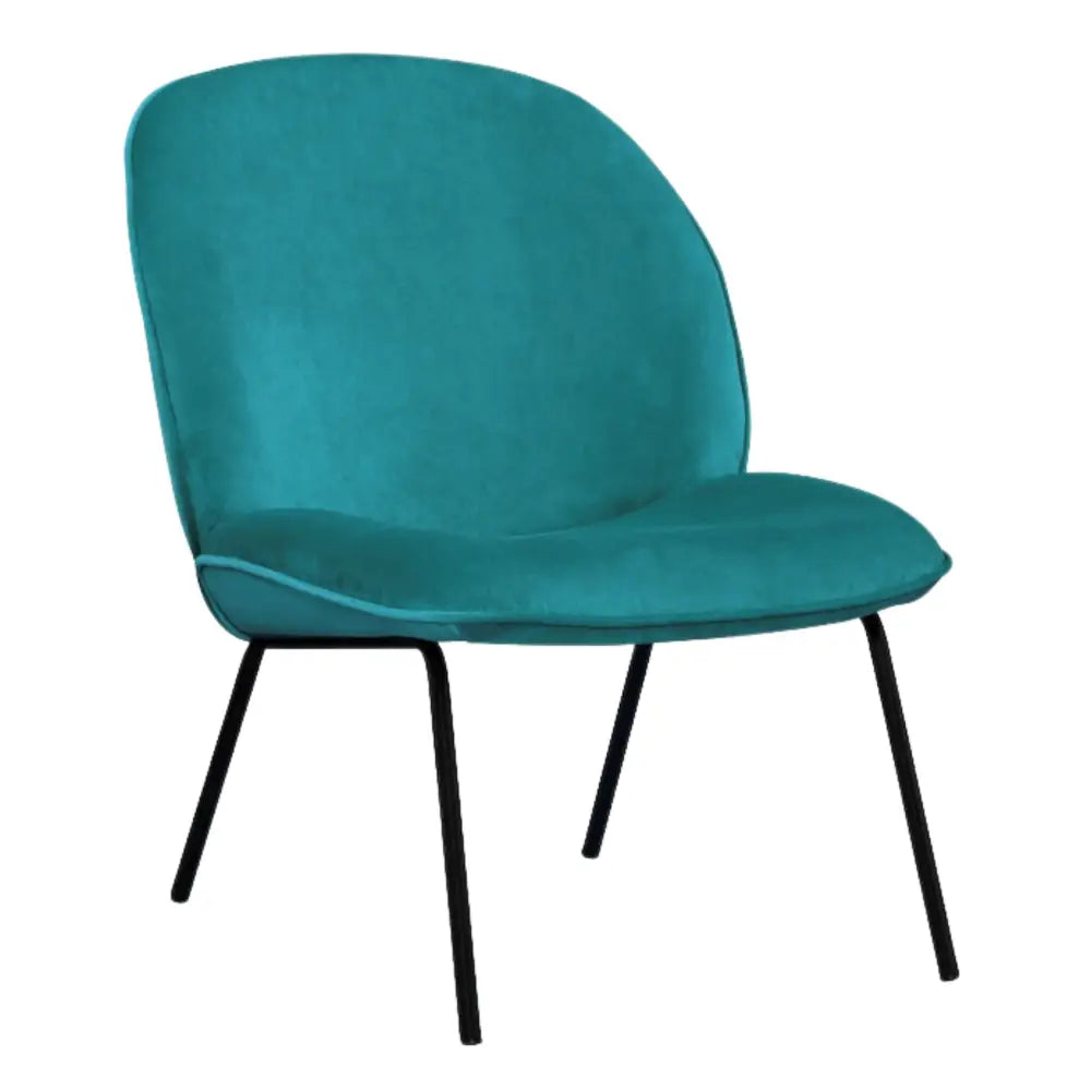Giovanna Fabric Occasional Accent Chair Blue - Furniture > Sofas