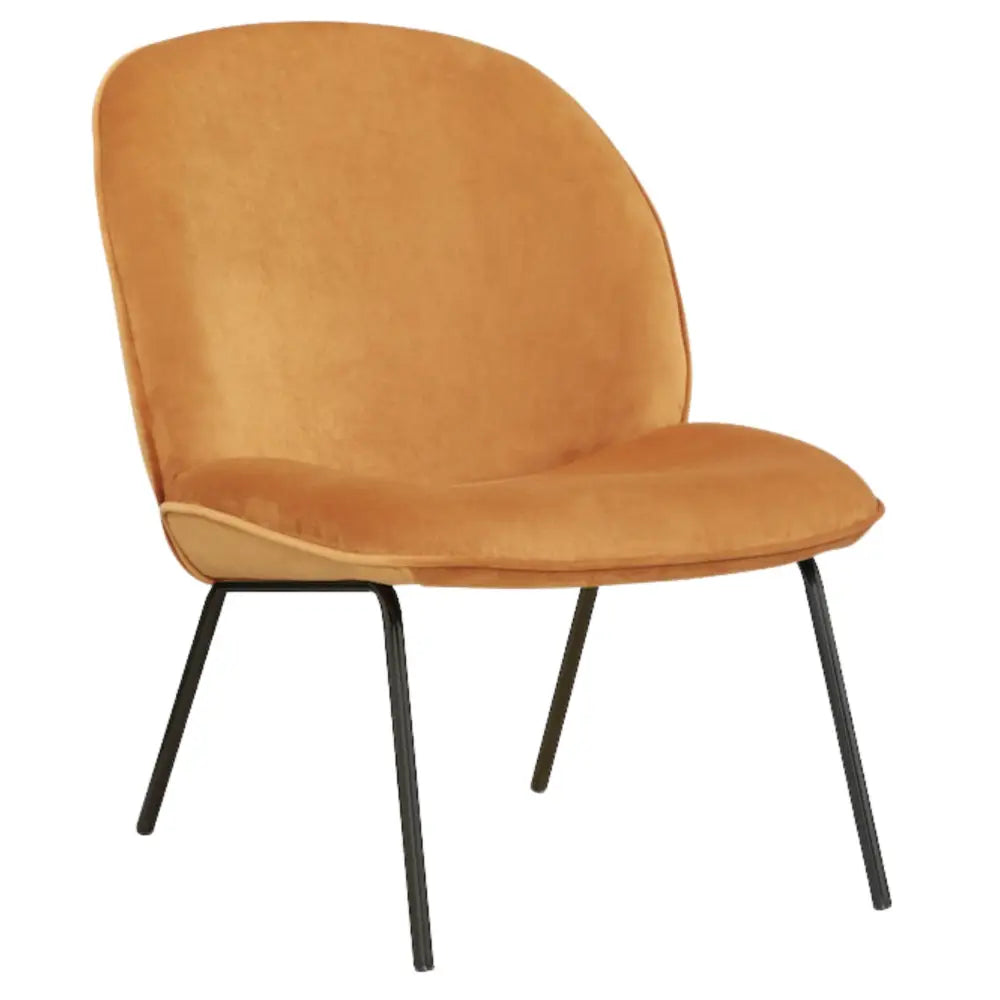 Giovanna Fabric Occasional Accent Chair Yellow - Furniture > Sofas