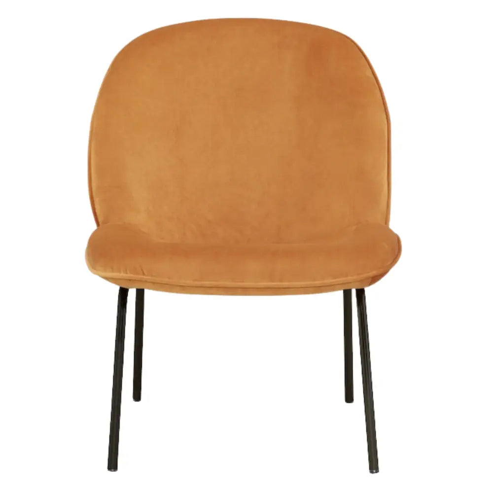 Giovanna Fabric Occasional Accent Chair Yellow - Furniture > Sofas