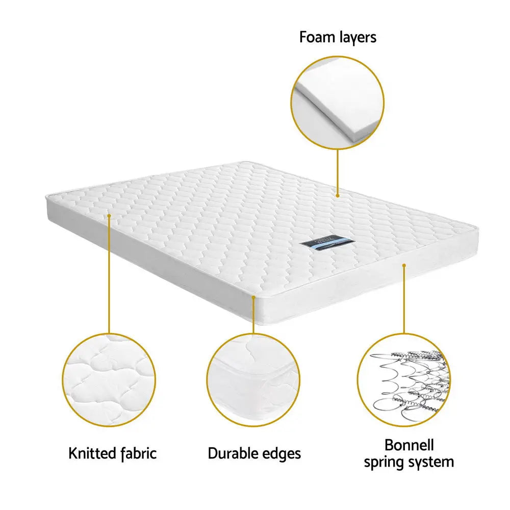 Giselle Bedding 13cm Mattress Tight Top King Single - Furniture > Mattresses