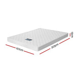 Giselle Bedding 13cm Mattress Tight Top King Single - Furniture > Mattresses