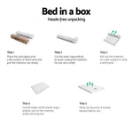 Giselle Bedding 13cm Mattress Tight Top King Single - Furniture > Mattresses