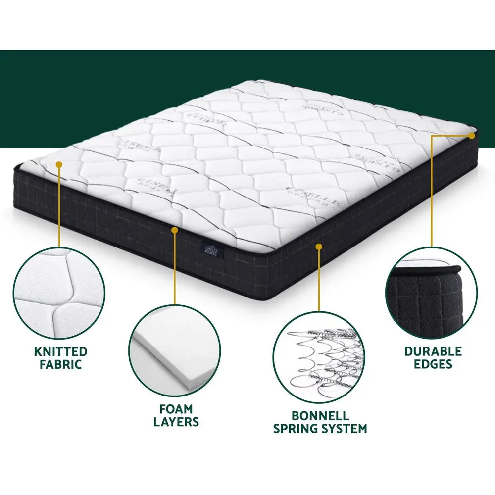 Giselle Bedding 16cm Mattress Medium Firm King - Furniture > Mattresses > King Size Mattress