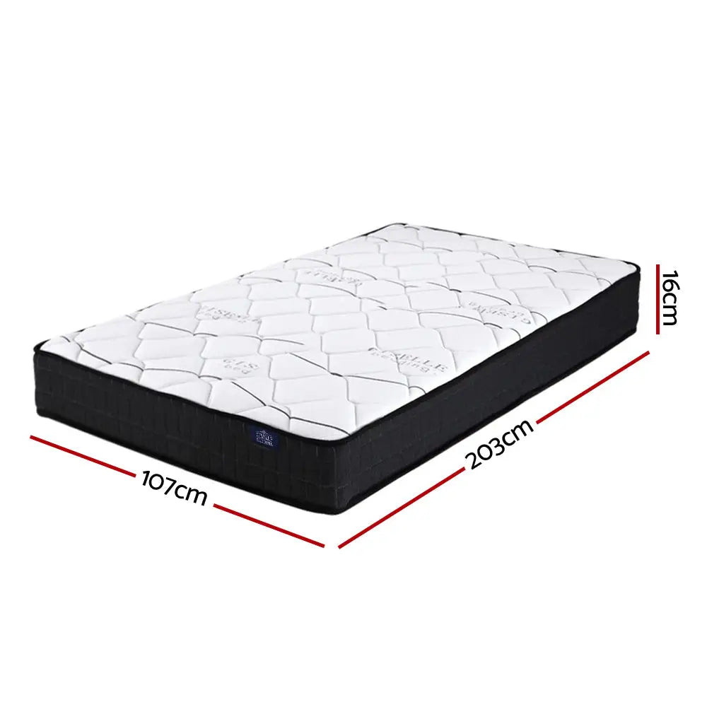 Giselle Bedding 16cm Mattress Medium Firm King Single - Furniture > Mattresses